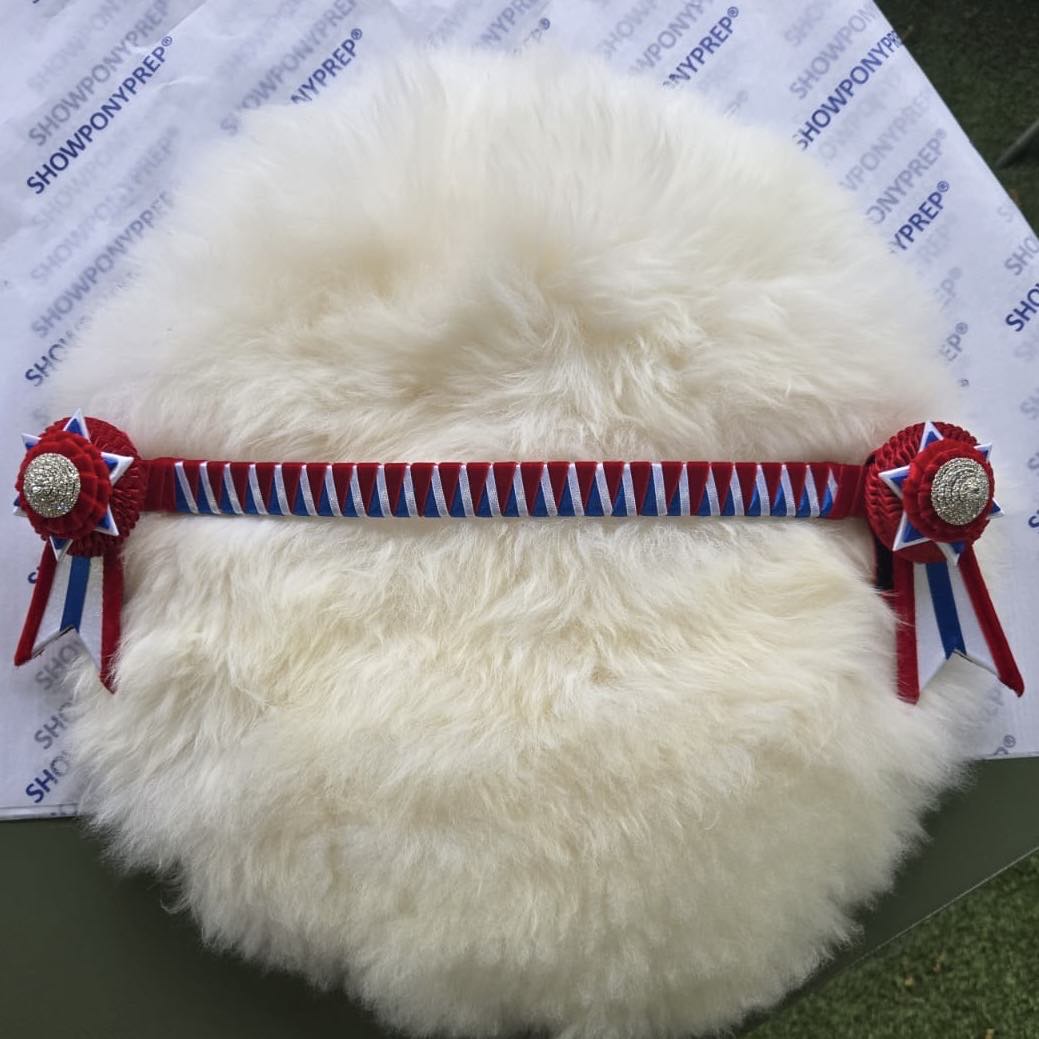 15" Red, White & Blue Browband