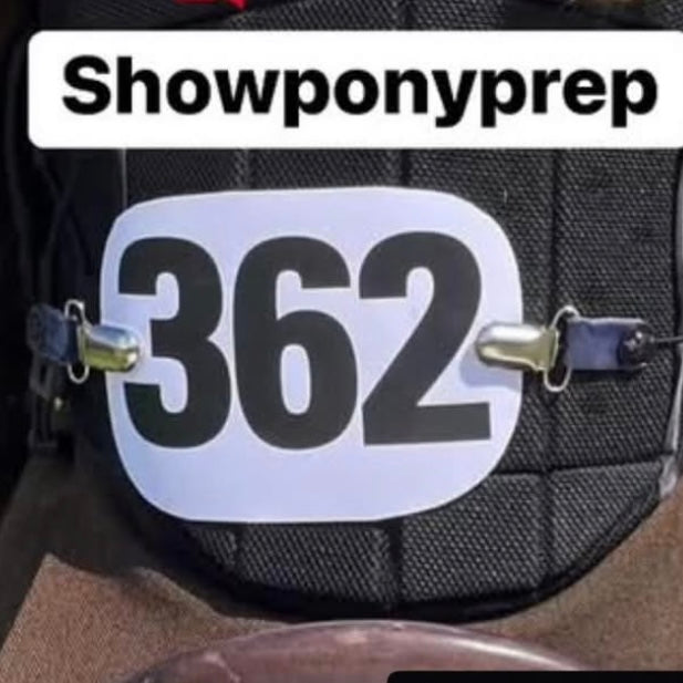 Elastic Number Clips