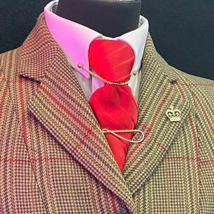 Collar Pin With Removable Chain