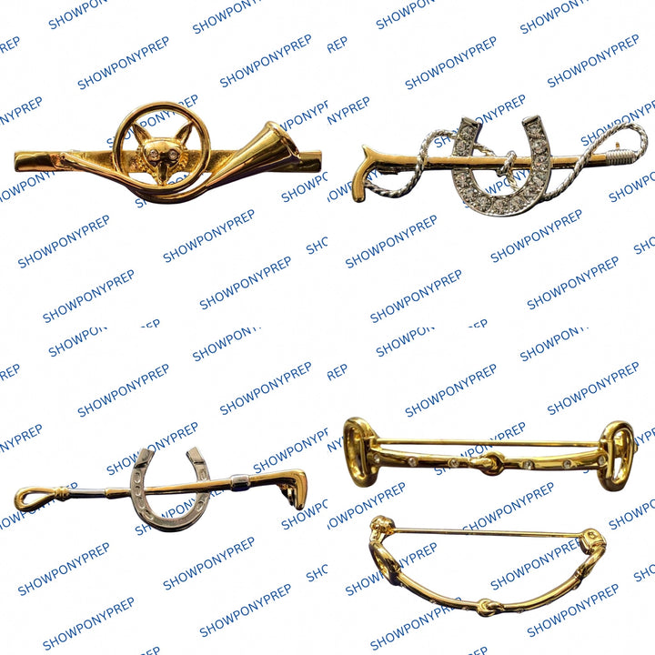 SHOWPONYPREP® Luxury Tie Pins