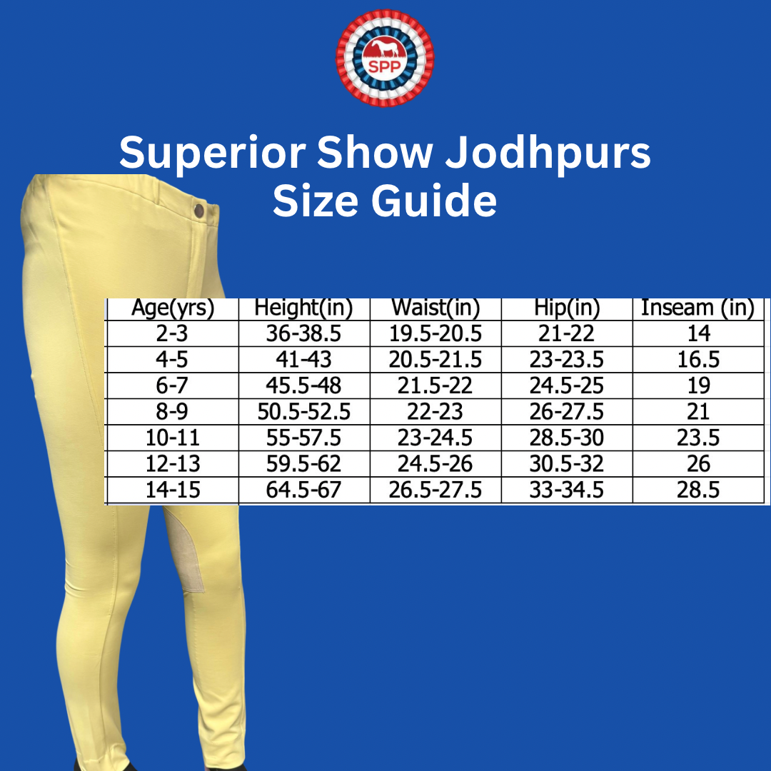 Superior Show Jodhpurs - Buttercream